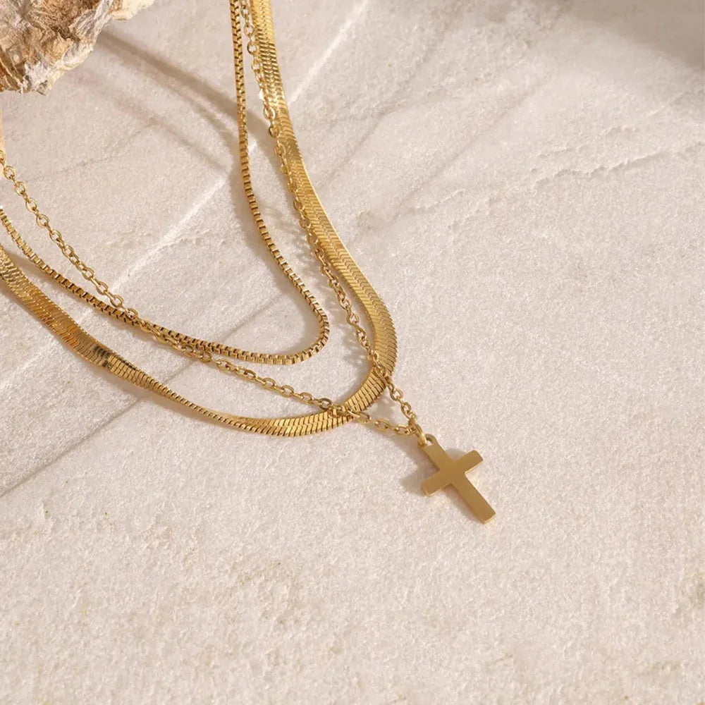 The Trinity Cross Necklace