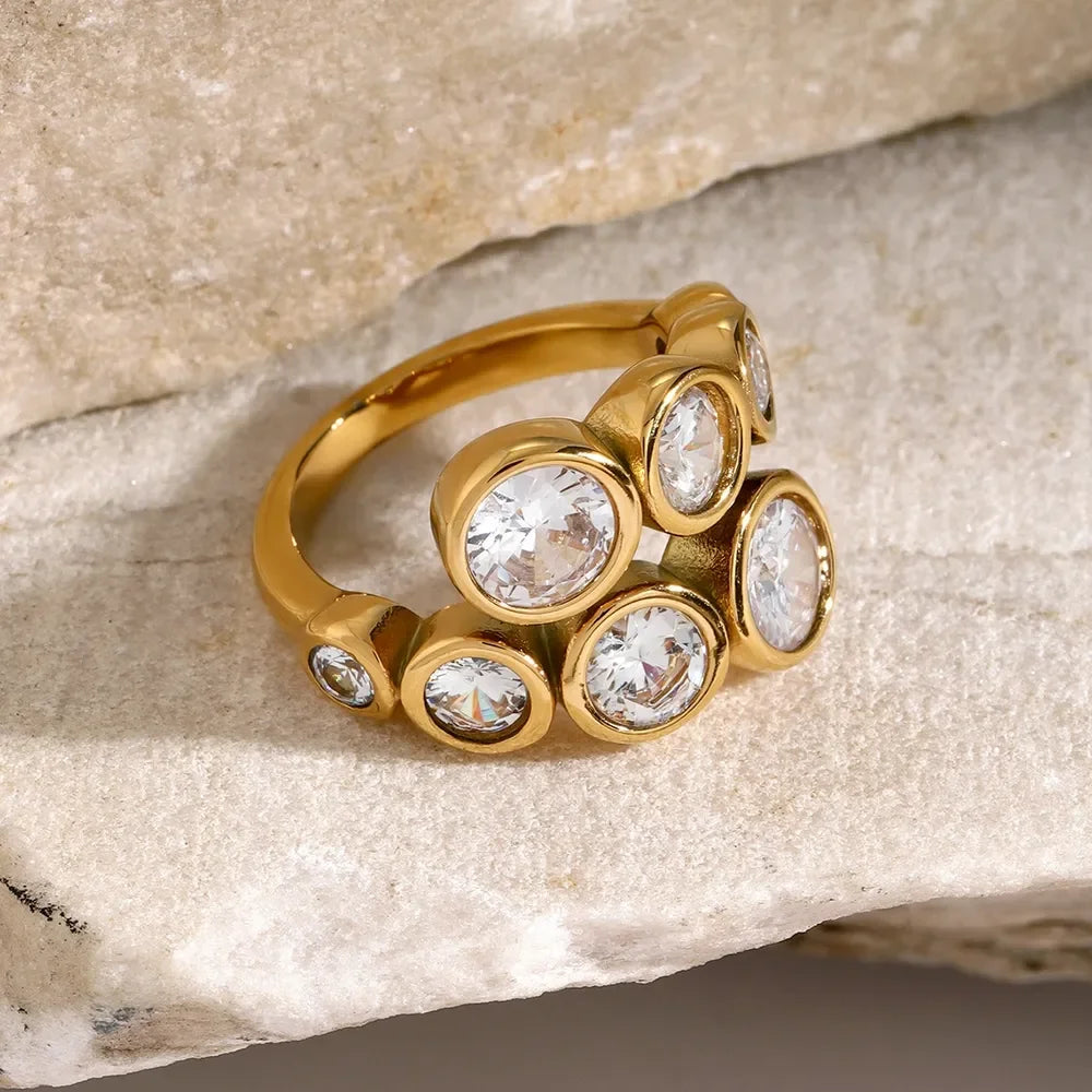 The Luminous Embrace Ring