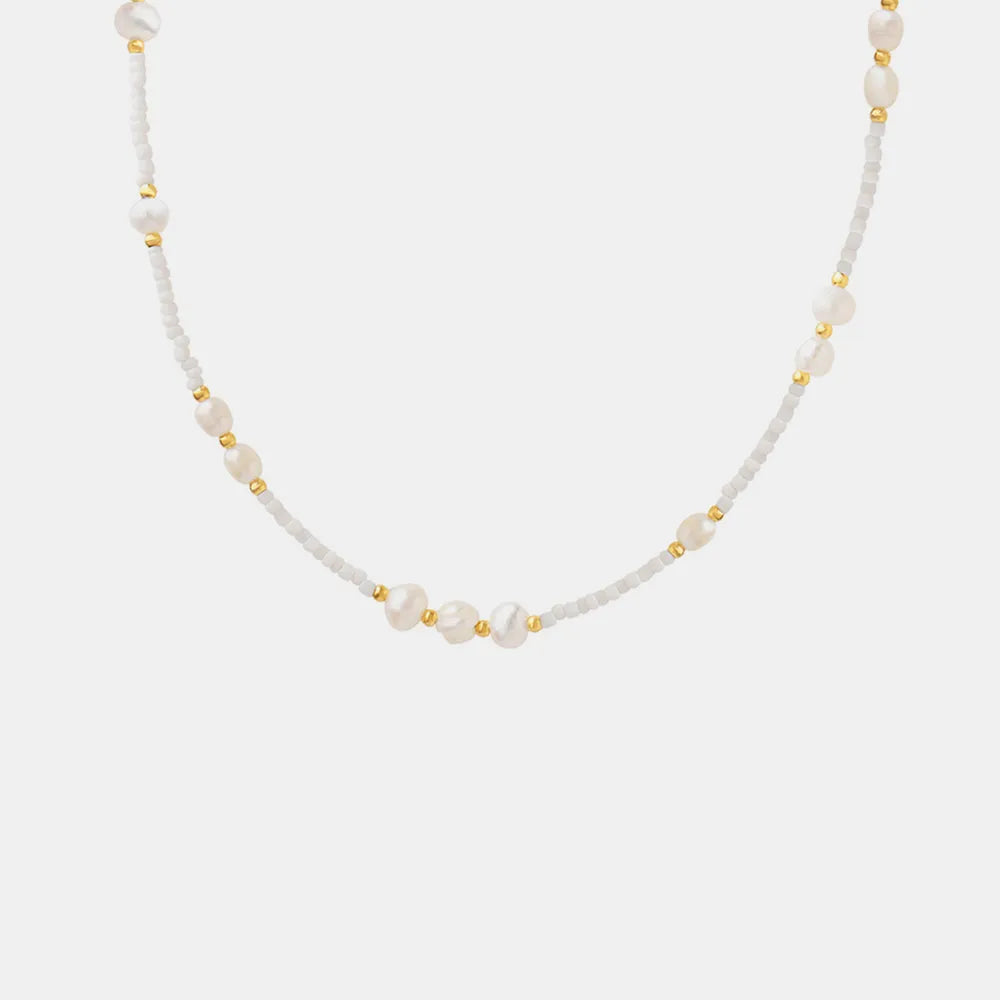 The Celeste Pearl & Stone Necklace