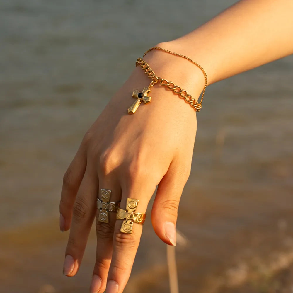 The Valiant Cross Bracelet