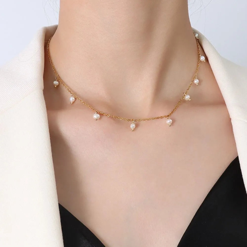 The Whispering Pearl Necklace