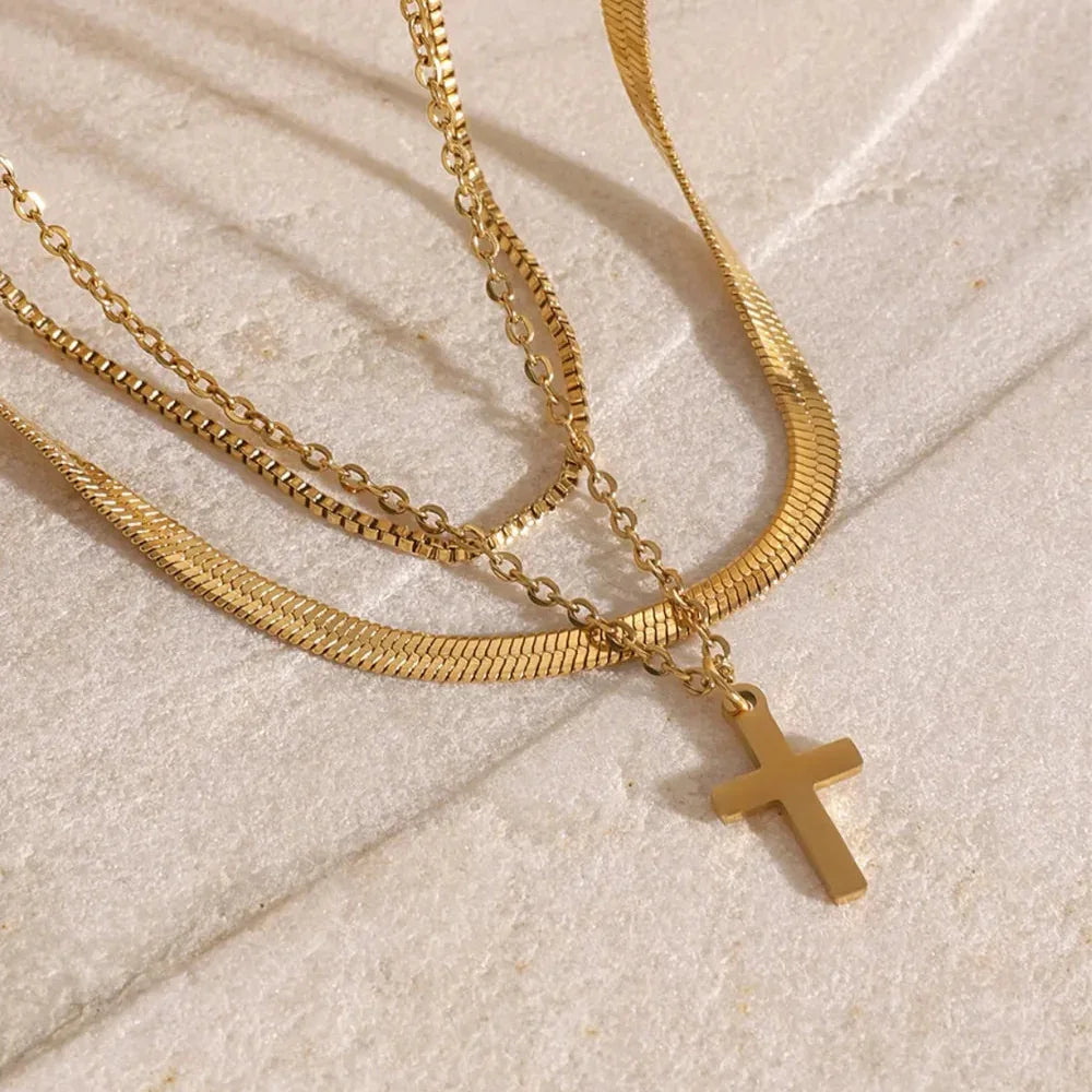 The Trinity Cross Necklace