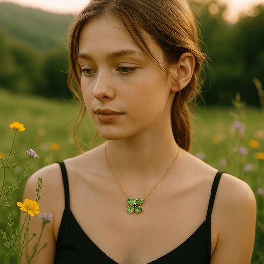 The Emerald Clover Necklace