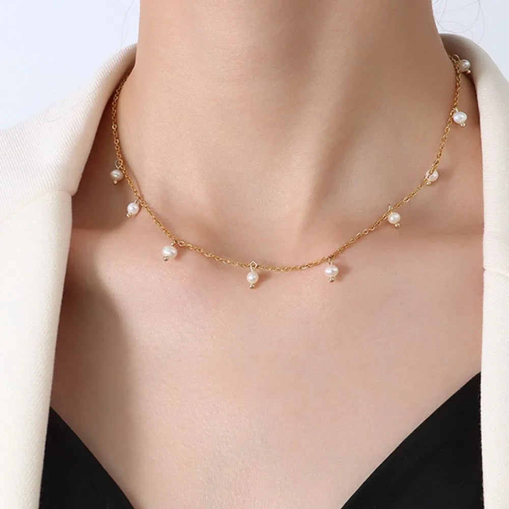 The Whispering Pearl Necklace