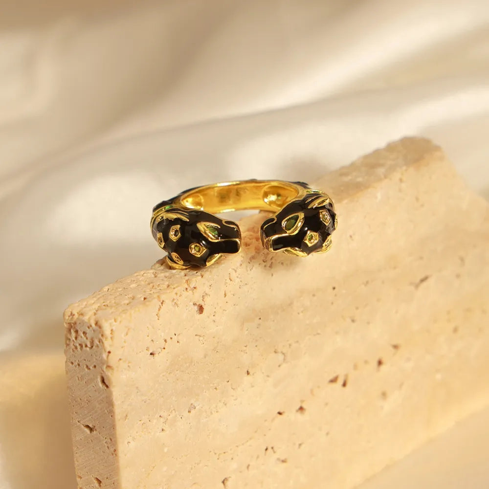 The Noir Panther Ring