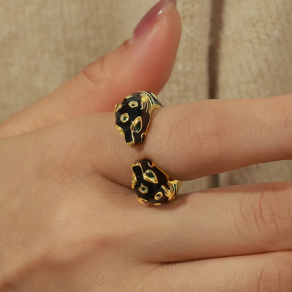 The Noir Panther Ring