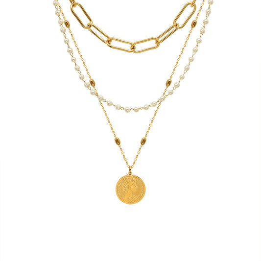 The Tri-Layered Harmony Necklace