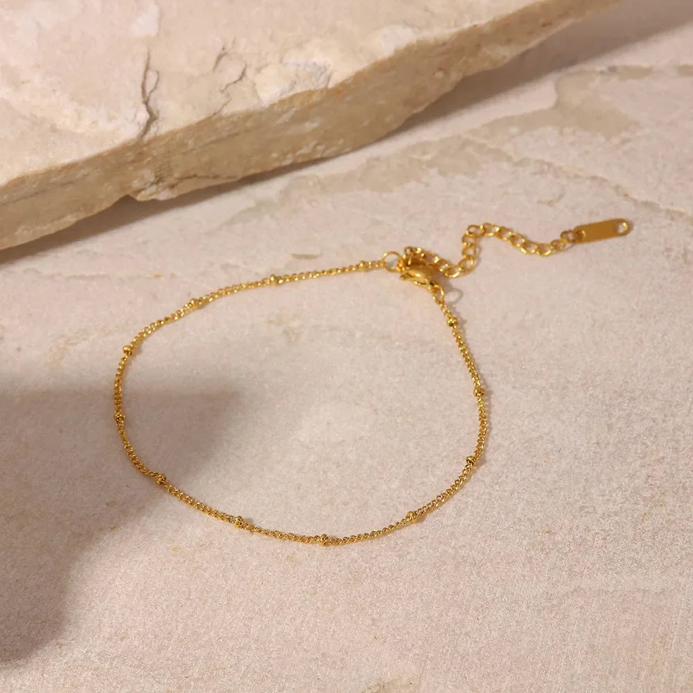 The Whispering Beads Anklet