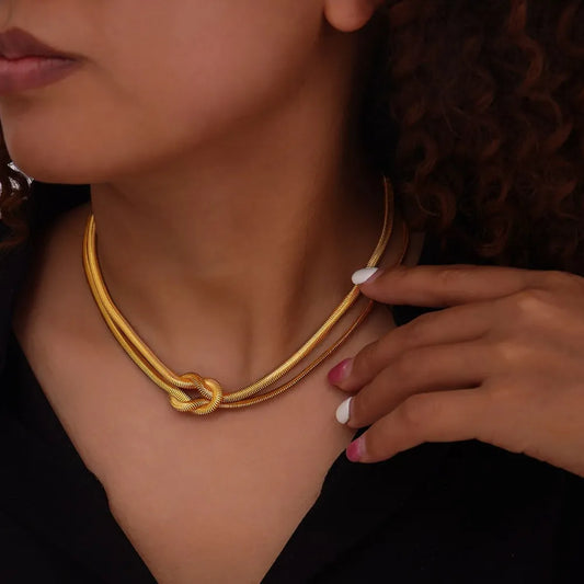 The Boundless Knot Necklace