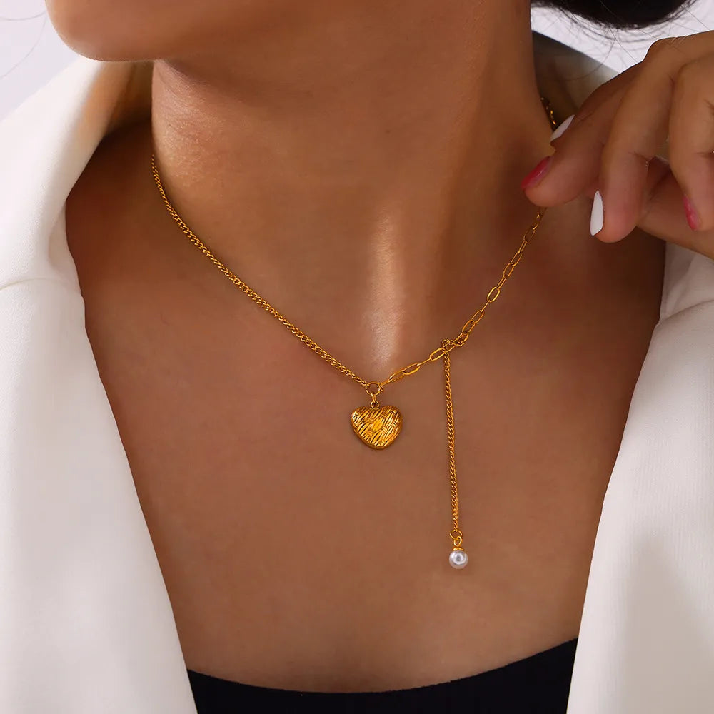 The Duality Heart Necklace