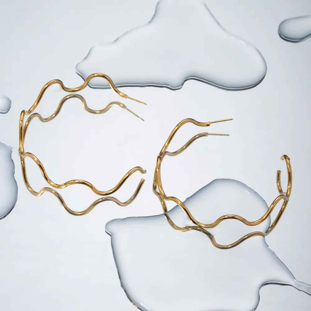The Minimalist Zircon C-Hoop Earrings