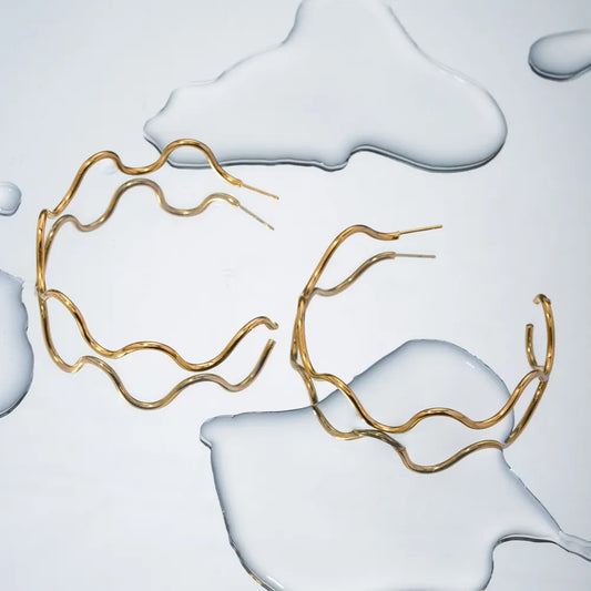 The Minimalist Zircon C-Hoop Earrings