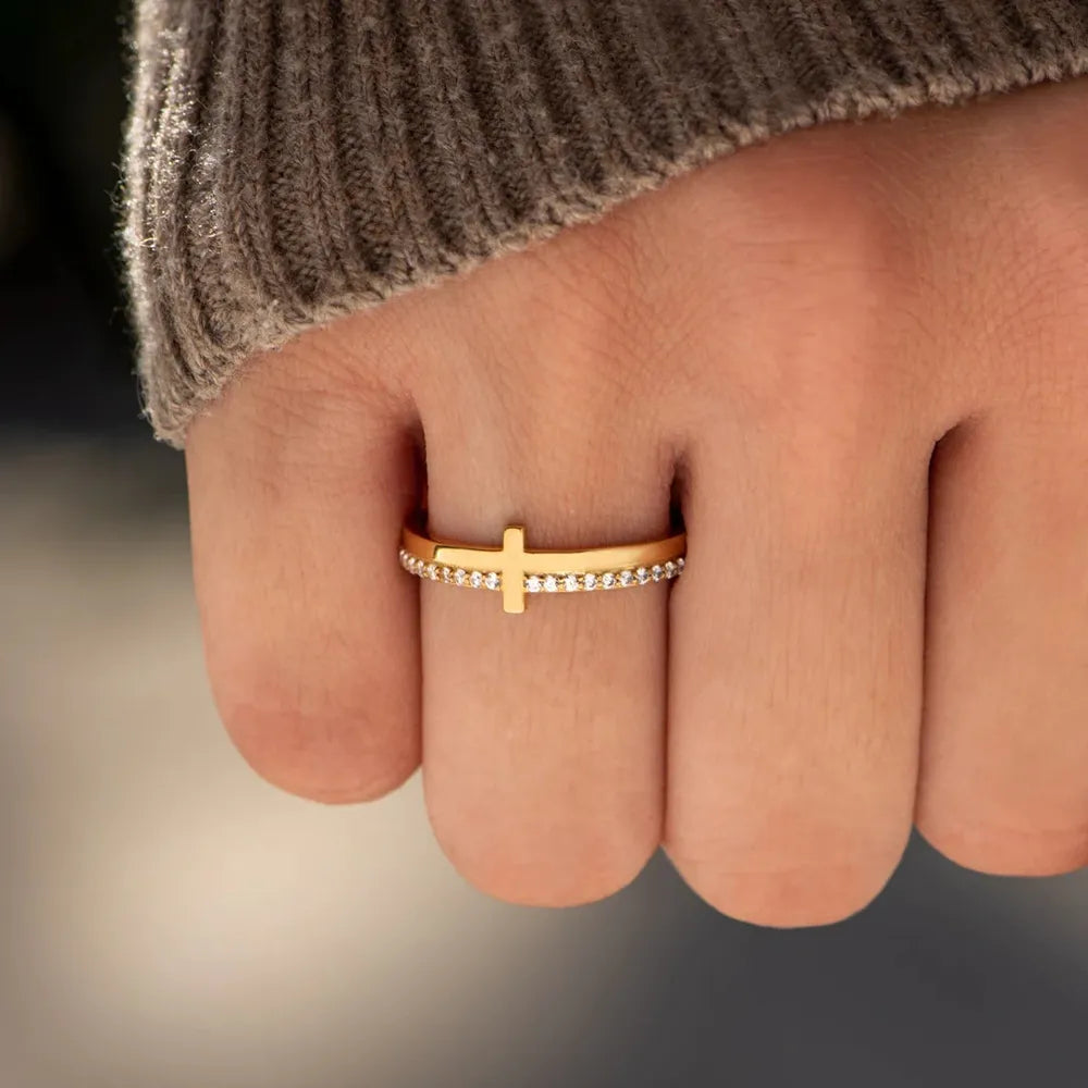 The Devotion Cross Ring