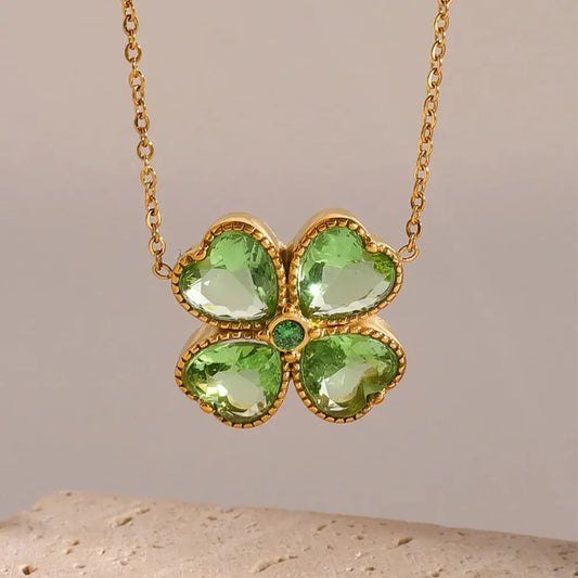 The Emerald Clover Necklace