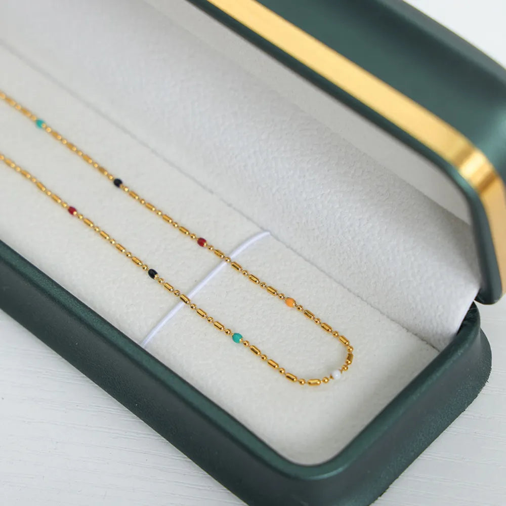 The Chromatic Drop Necklace
