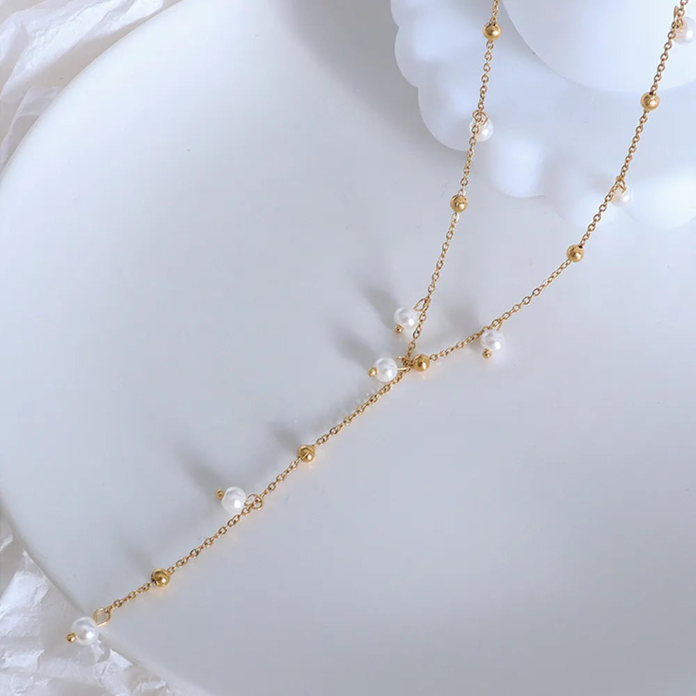 The Luminous Pearl Drop Necklace