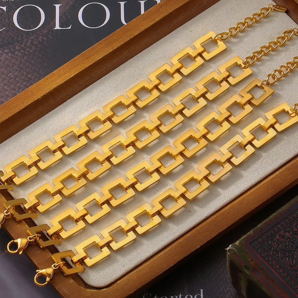 The Geometrica Chain Bracelet