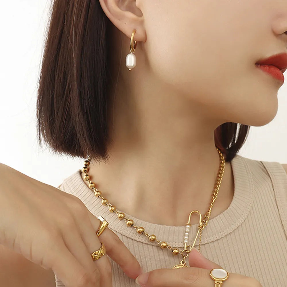 The Lunar Pearl Earrings