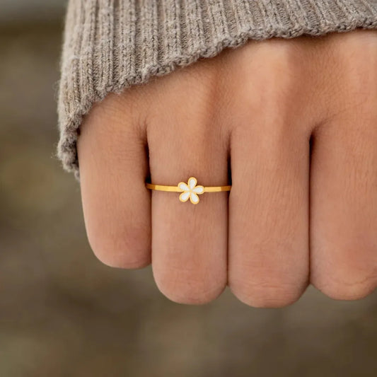 The Flora Enamel Ring