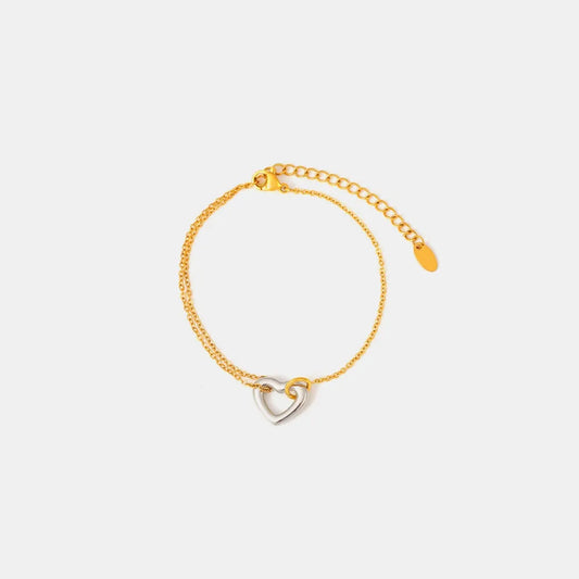 The Duet Heart Bracelet