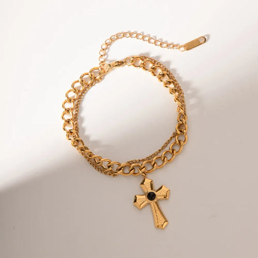 The Valiant Cross Bracelet