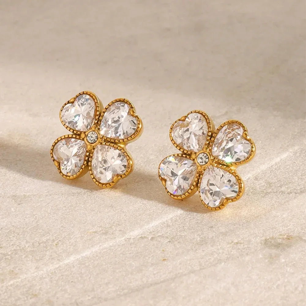 The Emerald Clover Earring