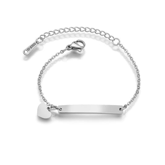 The Three-Tone Engravable Bar Bracelet