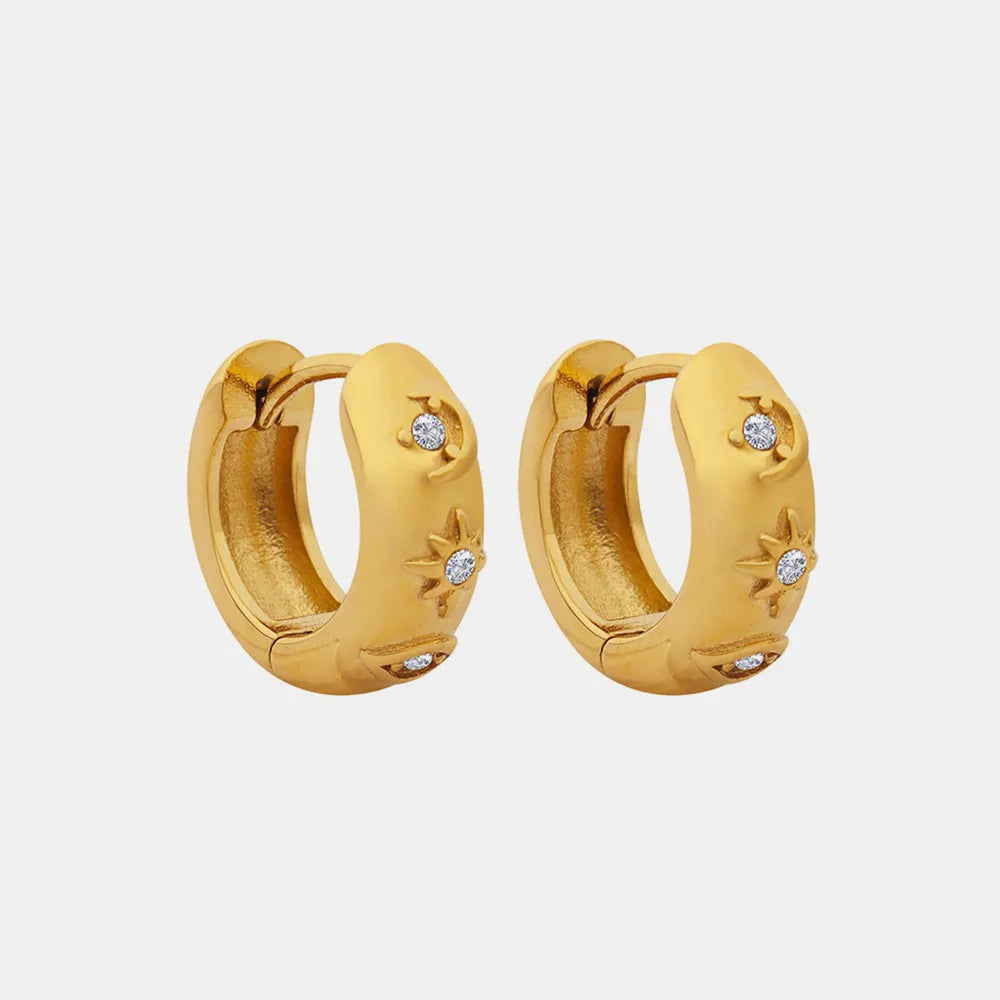 The Celestial Huggie Hoops