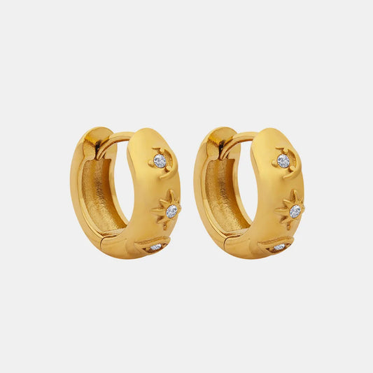 The Celestial Huggie Hoops