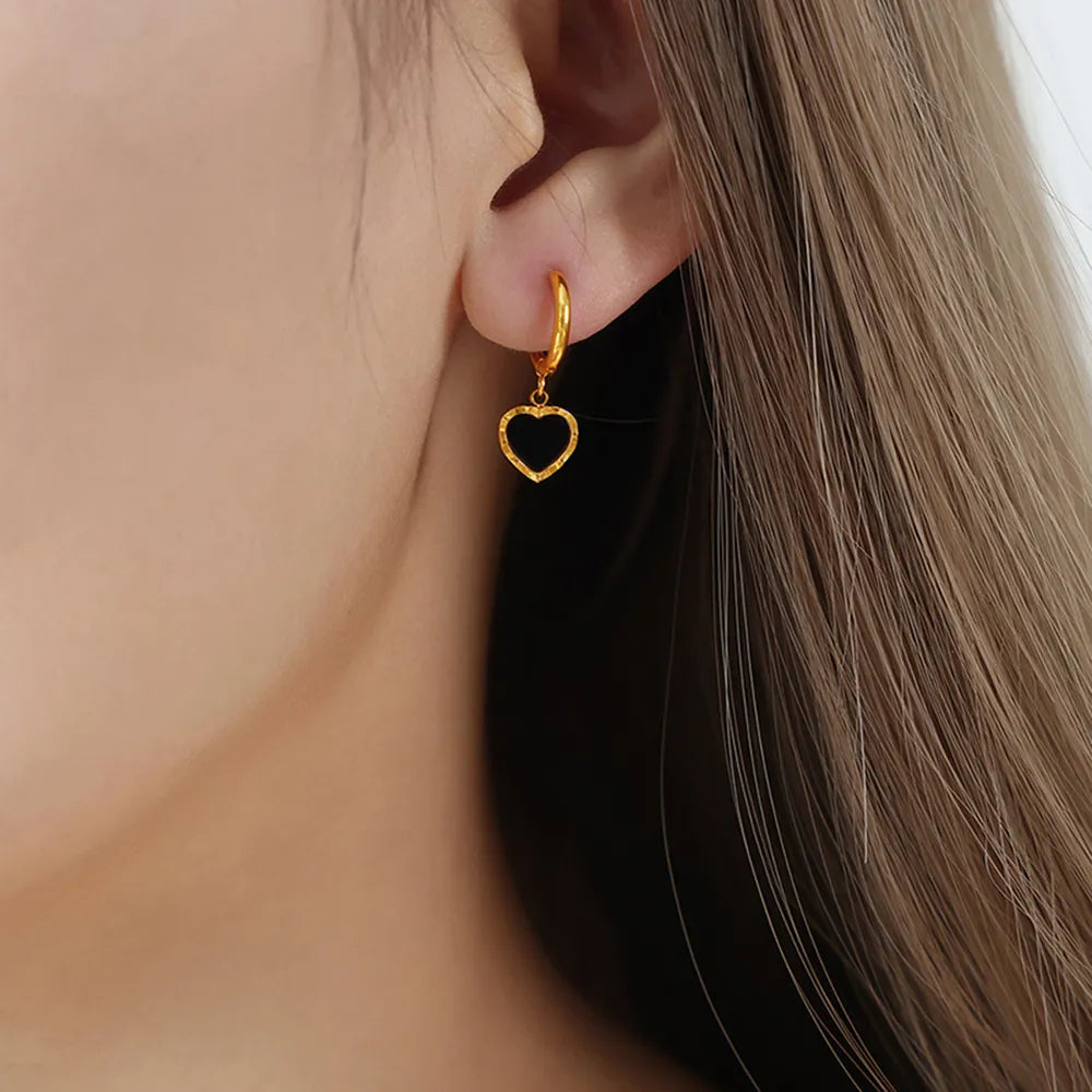 The Infinite Heart Drop Earrings