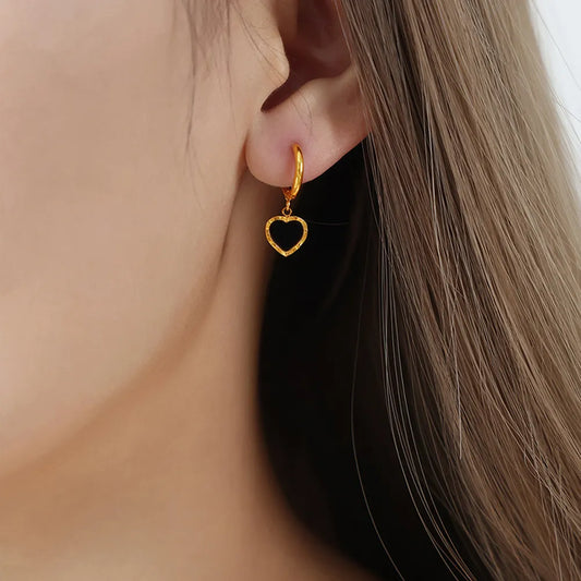 The Infinite Heart Drop Earrings