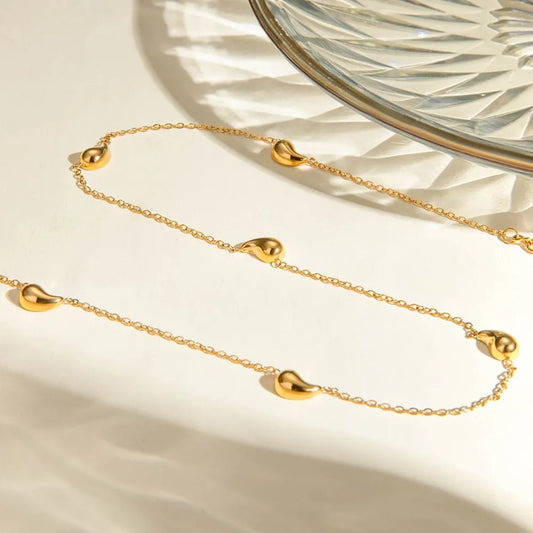 The Golden Tear Chain Necklace
