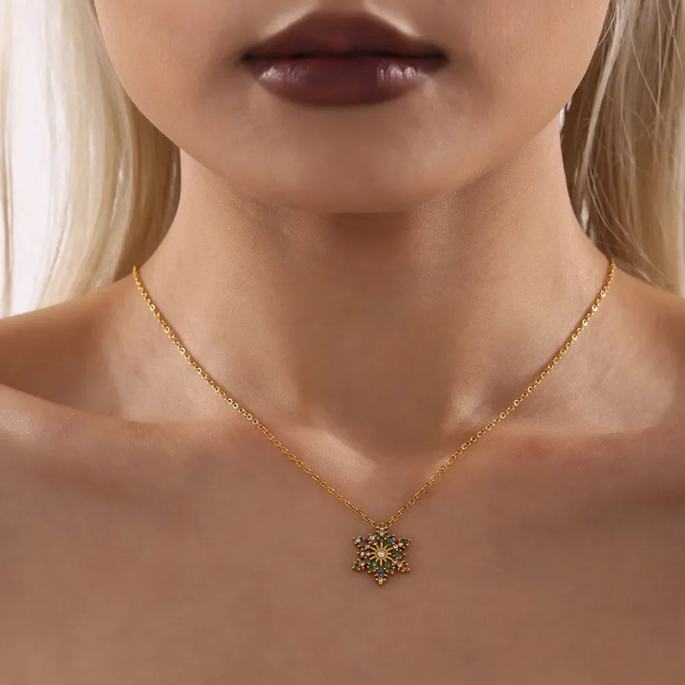 The Lumina Snowflake Necklace