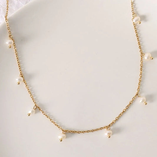 The Whispering Pearl Necklace