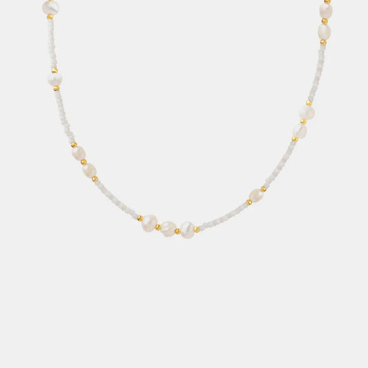 The Celeste Pearl & Stone Necklace