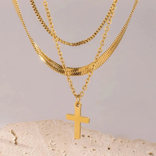 The Trinity Cross Necklace