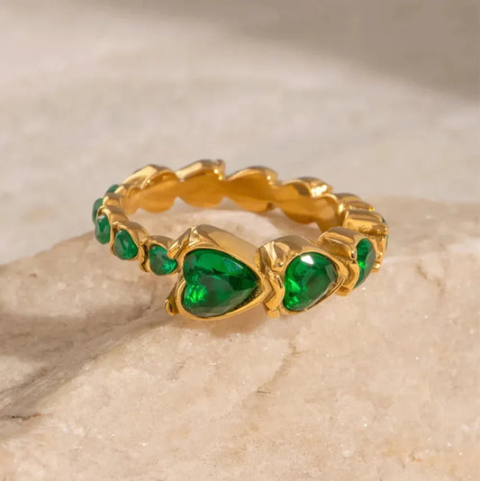 The Emerald Heart Ring