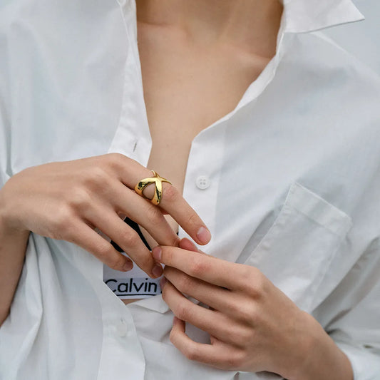 The Nexus Gold Ring