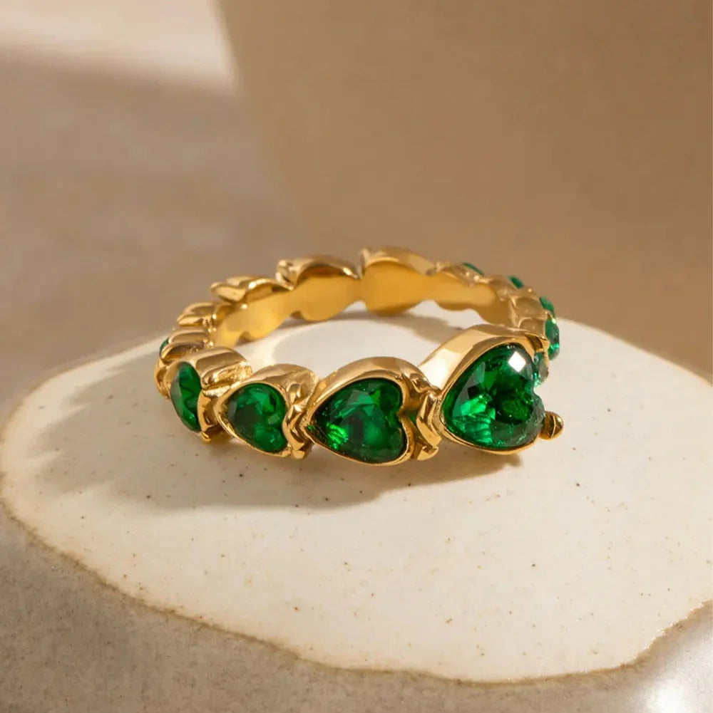 The Emerald Heart Ring