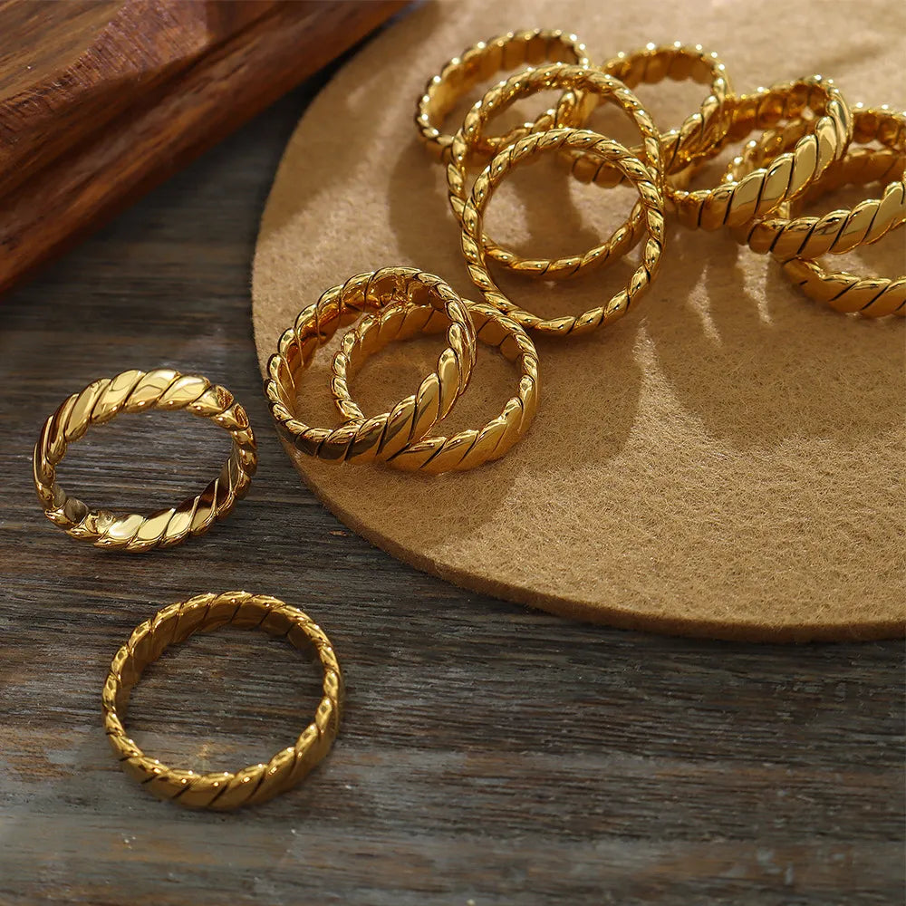 The Golden Helix Ring