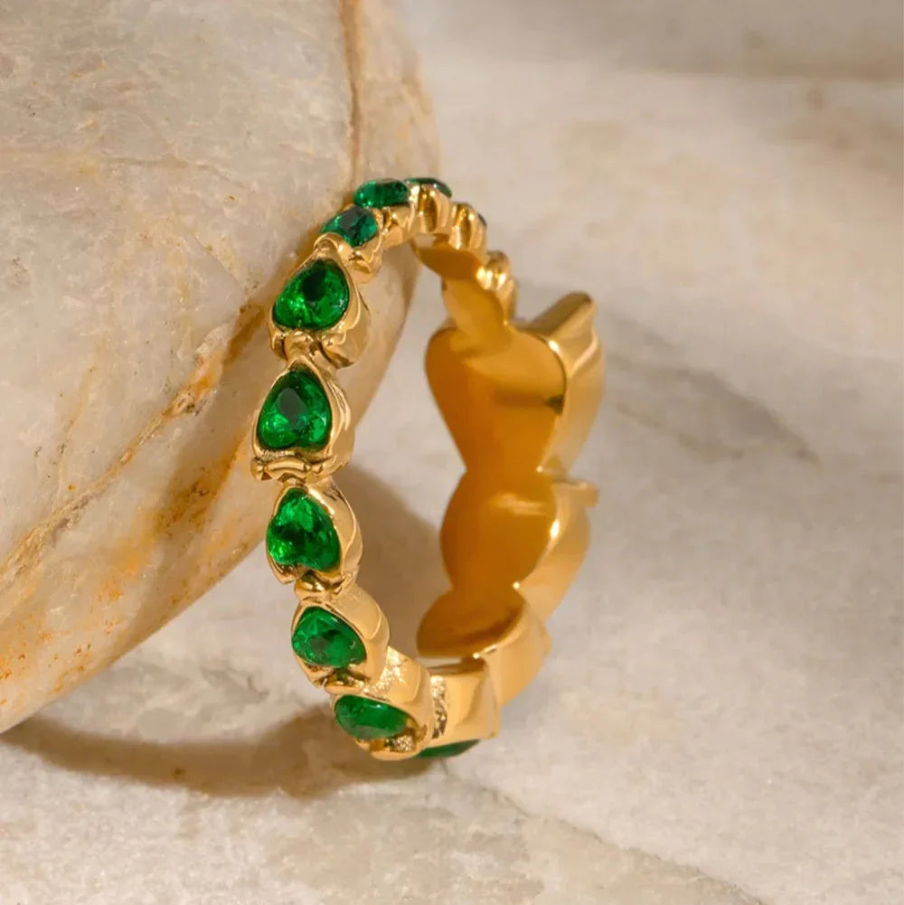 The Emerald Heart Ring