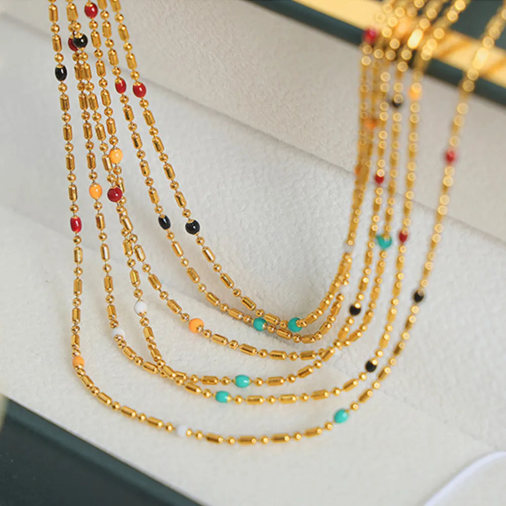 The Chromatic Drop Necklace
