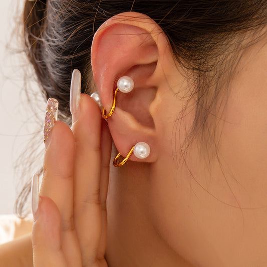The Serpentine Pearl Earrings