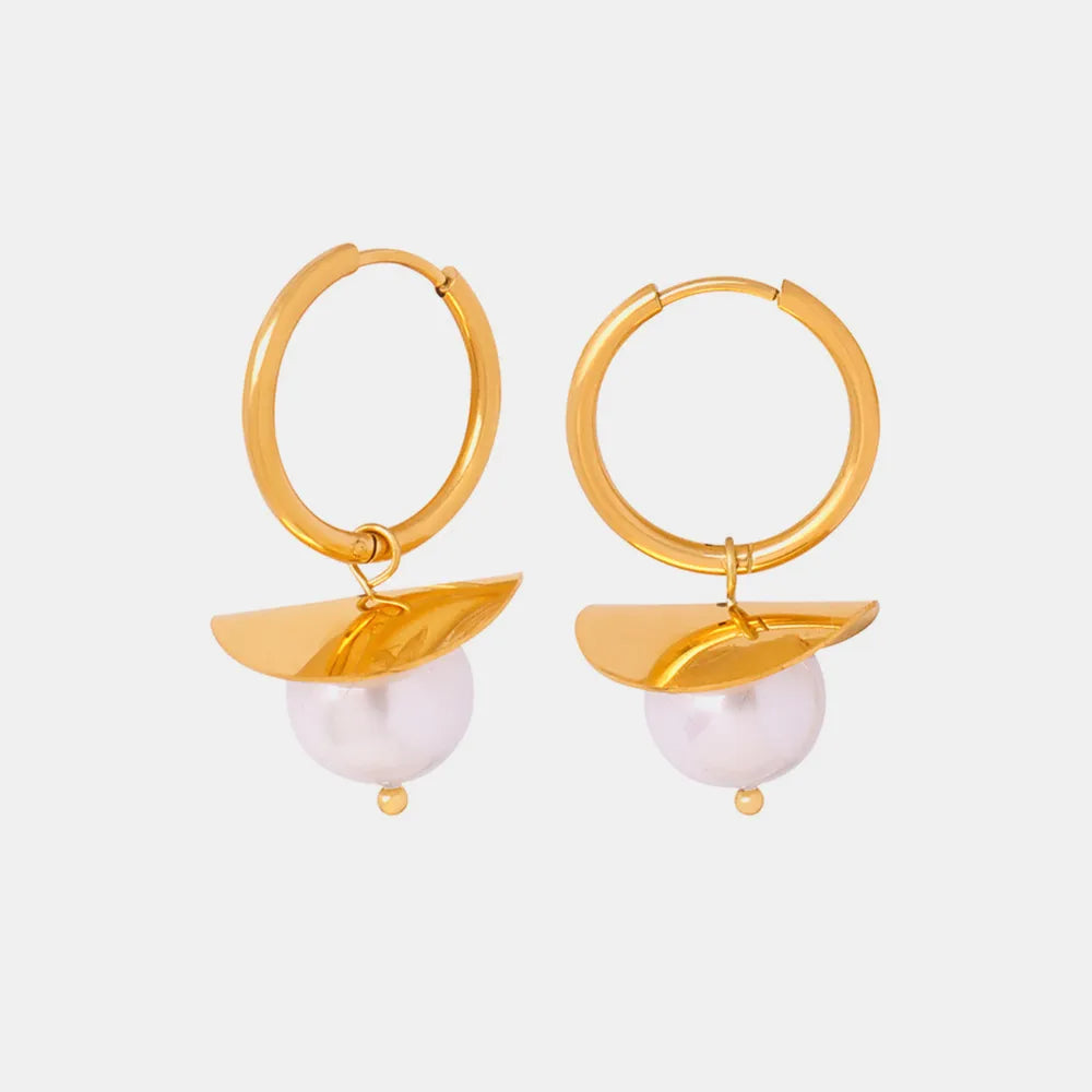 The Gilded Petal Dangle Earrings