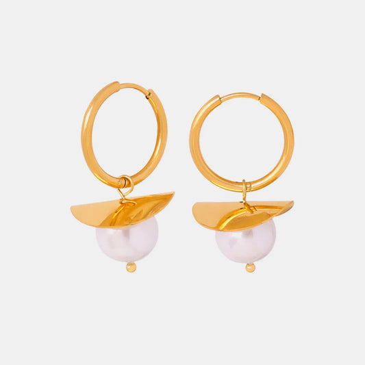 The Gilded Petal Dangle Earrings