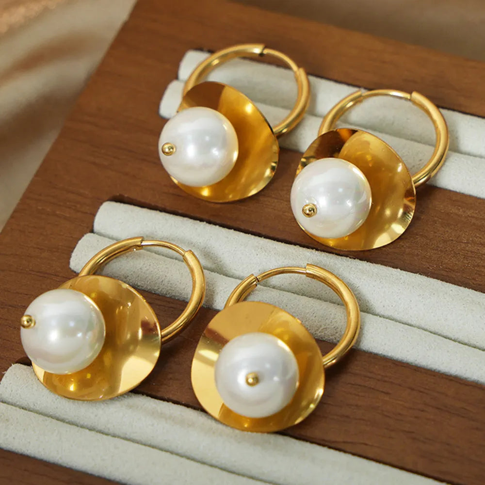 The Gilded Petal Dangle Earrings