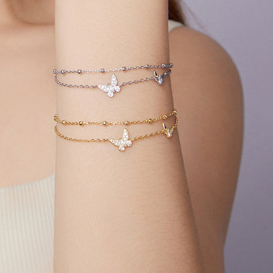 The Layered Butterfly Bracelet