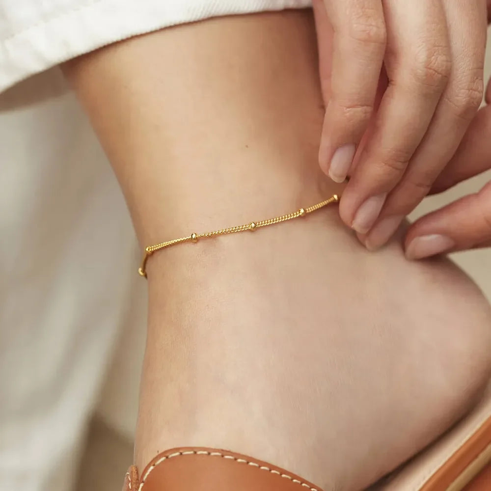 The Whispering Beads Anklet
