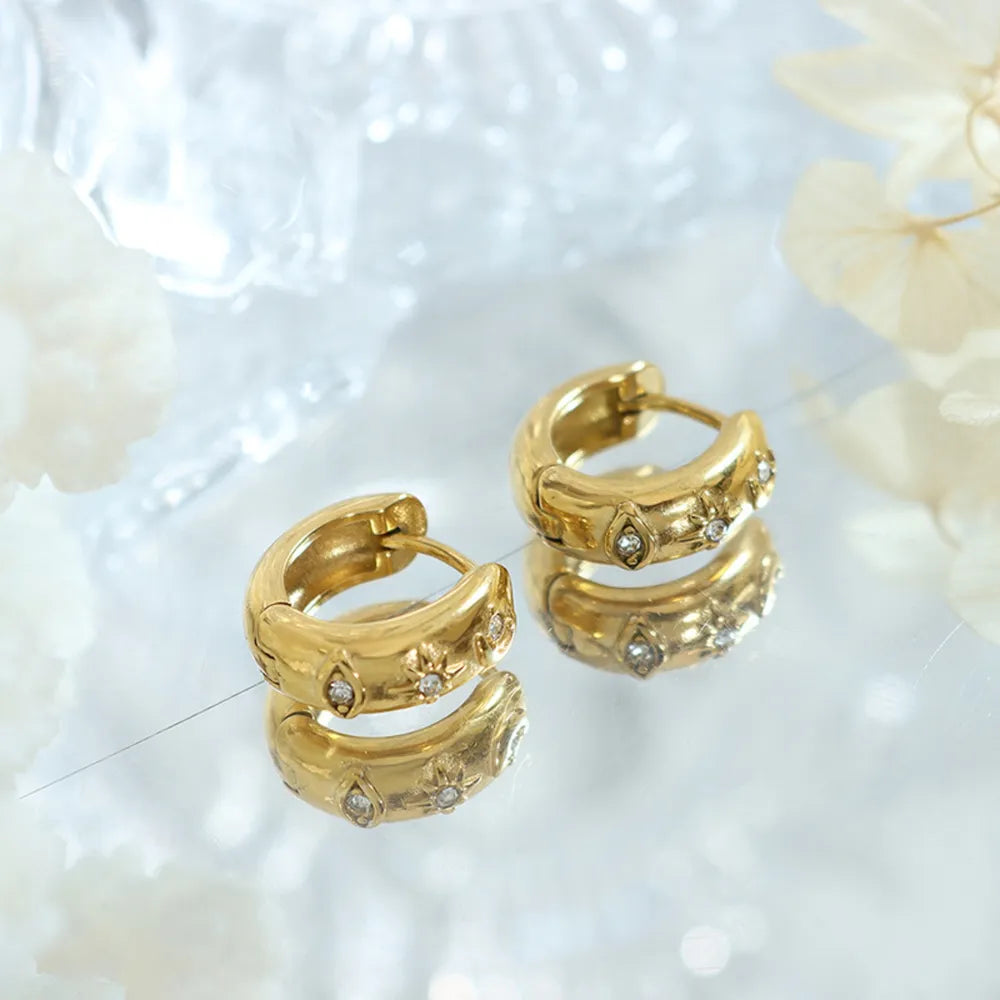 The Celestial Huggie Hoops
