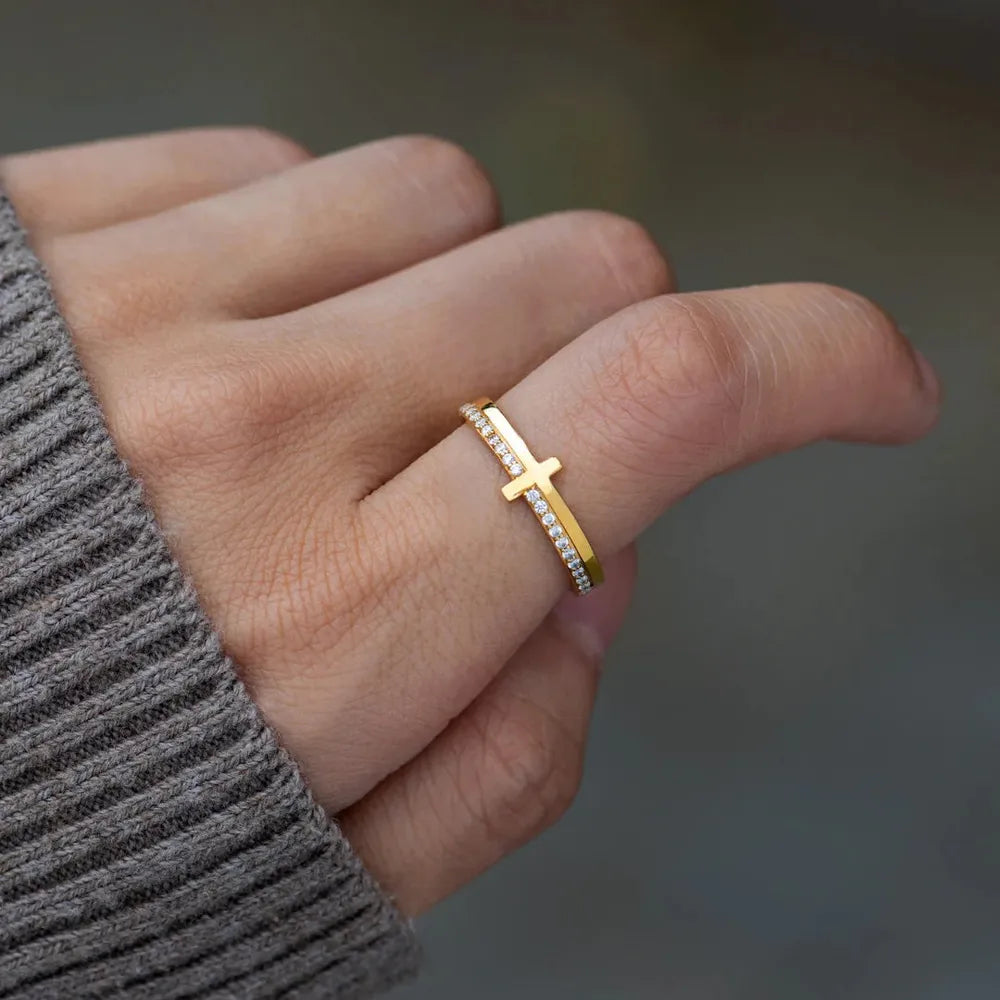 The Devotion Cross Ring